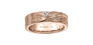 14K Rose Gold Men’s Diamond Ring