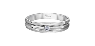 10K White Gold Men’s Diamond Ring