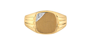 10K Yellow Gold Men’s Diamond Ring