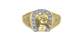 10K Yellow Gold Men’s Diamond Ring