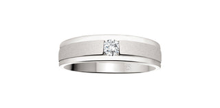 10K White Gold Men’s Diamond Ring