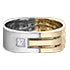 10K Yellow & White Gold Men’s Diamond Ring