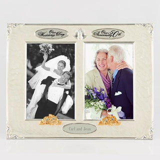 Marco doble 50 aniversario 4x6