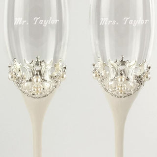 Flautas de epoxi blanco