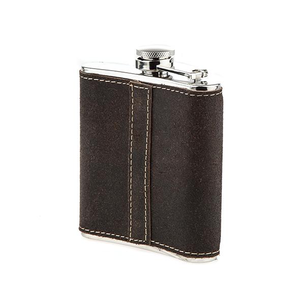 Distressed Leather Flask