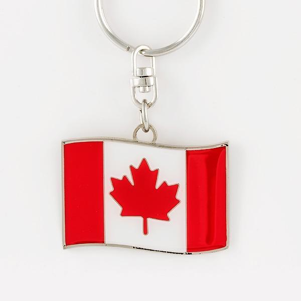 Canadian Flag Key Chain