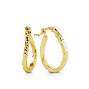 10K Yellow Gold 23mm Earrings