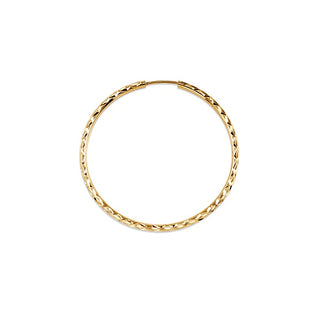 Gold bracelet on a white background