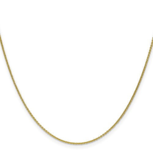 10K Gold 1.0mm Cable Chain