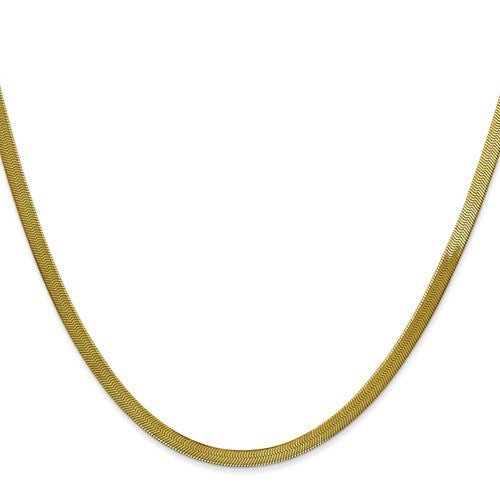 10k 5mm Silky Herringbone Chain