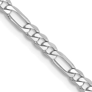 Silver chain on a white background