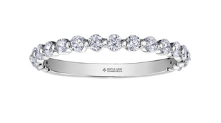 18K White, Yellow, or Rose Gold 0.50cttw Canadian Diamond Band