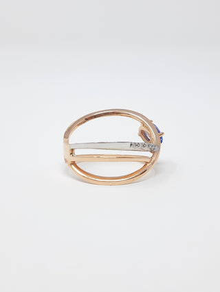 Tanzanite and Diamond Ring