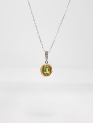 Colgante de Plata y Peridoto