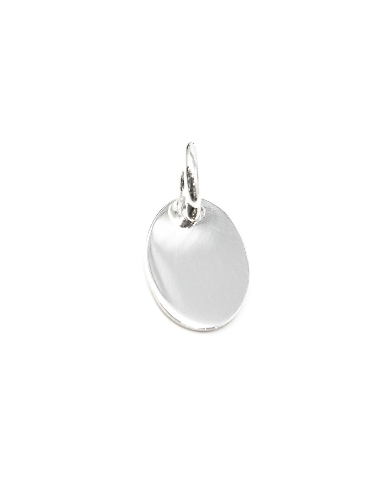 Sterling Silver Oval Charm