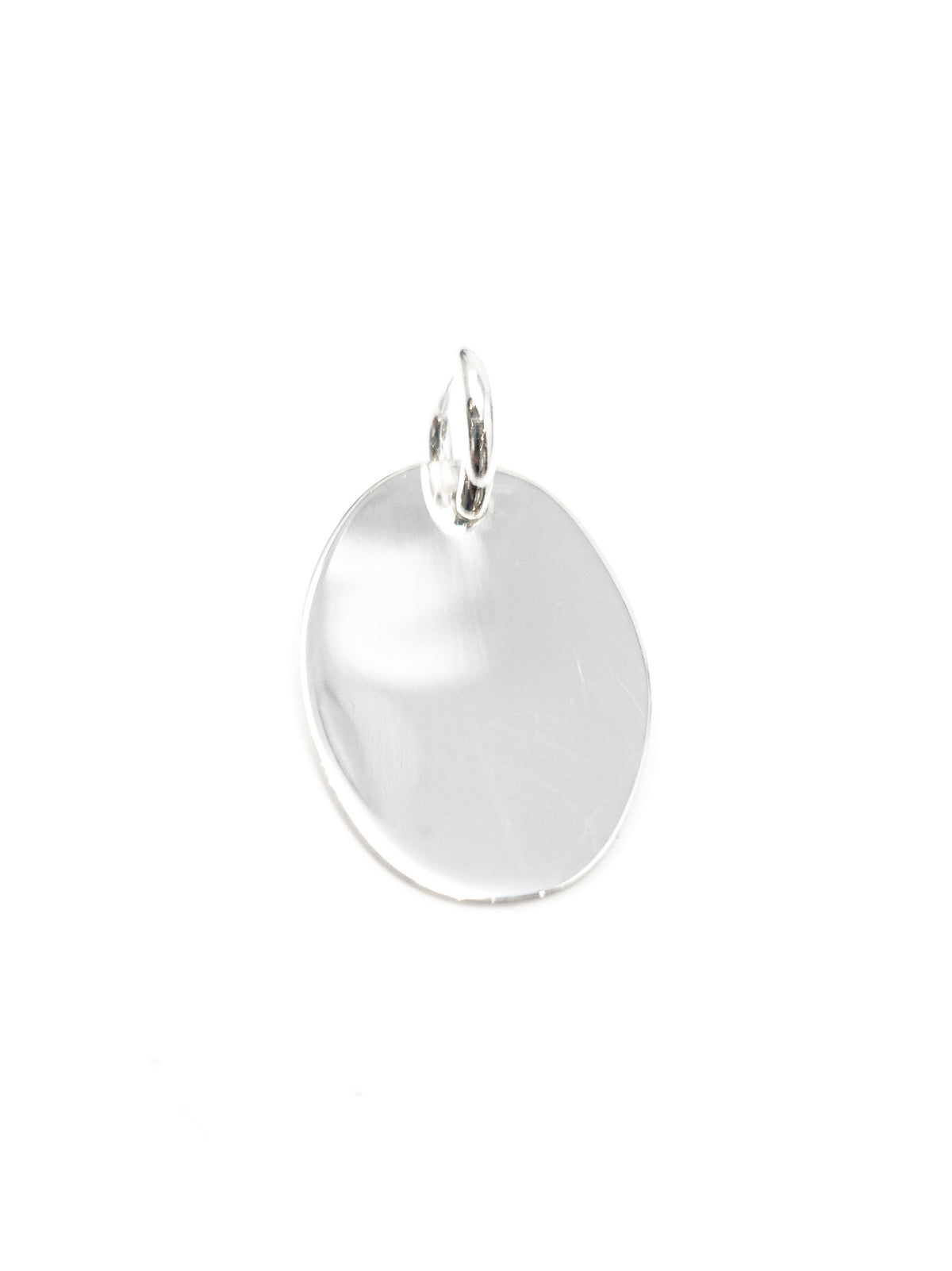 Sterling Silver Oval Charm