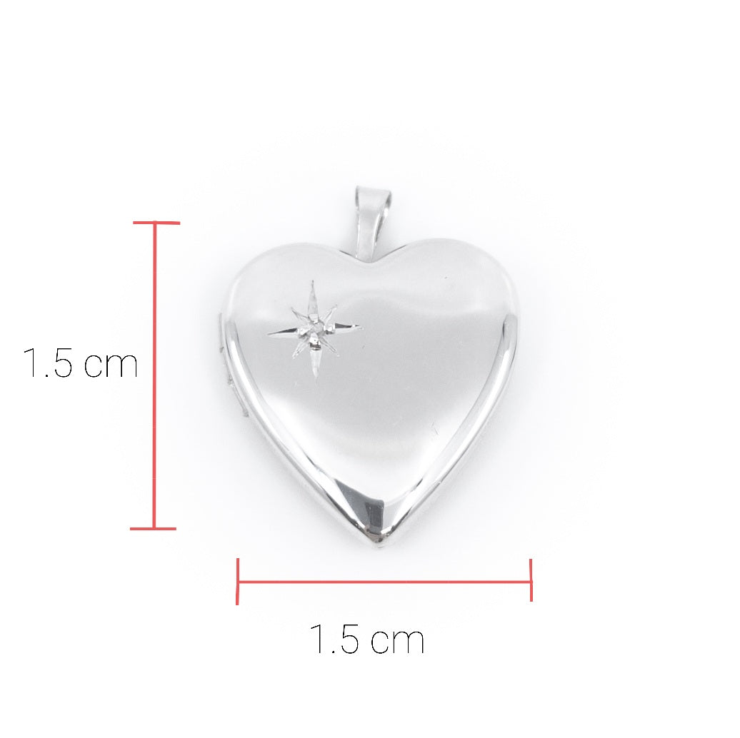 Sterling Silver Heart Shape Locket