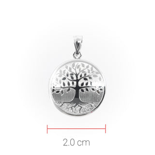 Medallón del Árbol de la Vida en Plata de Ley