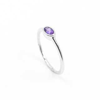 Anillo de amatista