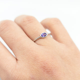 Anillo de amatista