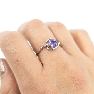 Amethyst & Diamond Ring
