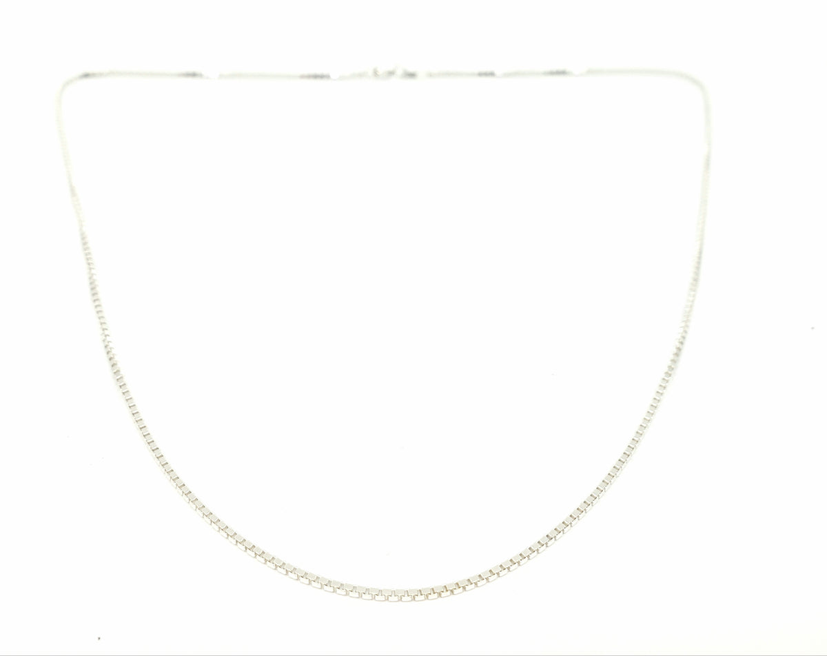 925 Sterling Silver 10mm Thick Box Chain - 20 Inches