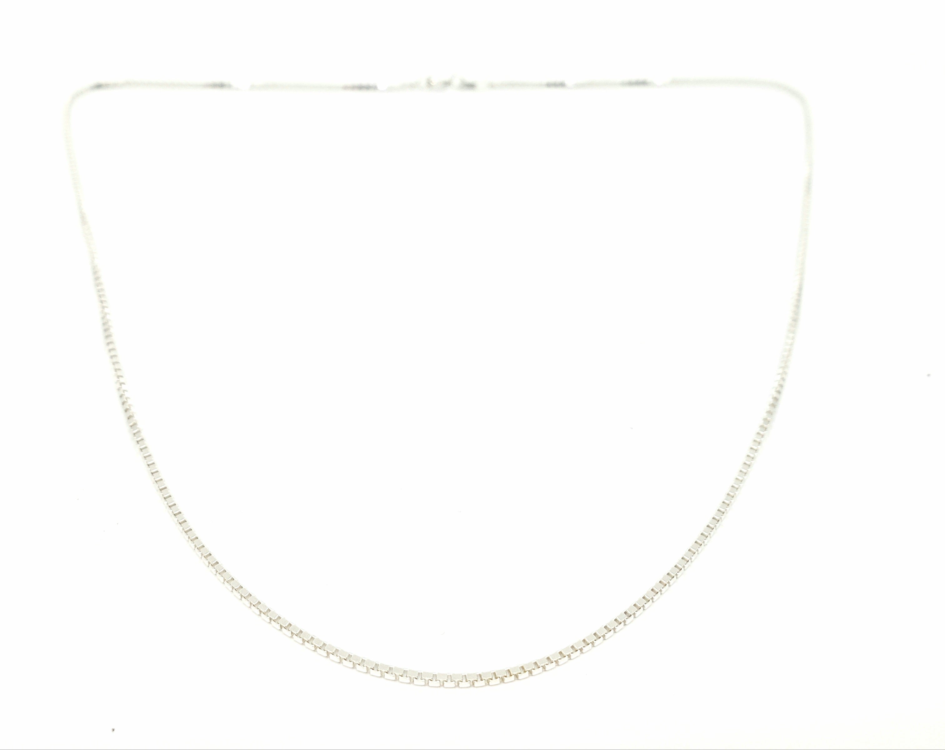 925 Sterling Silver 0.5mm Thick Box Chain