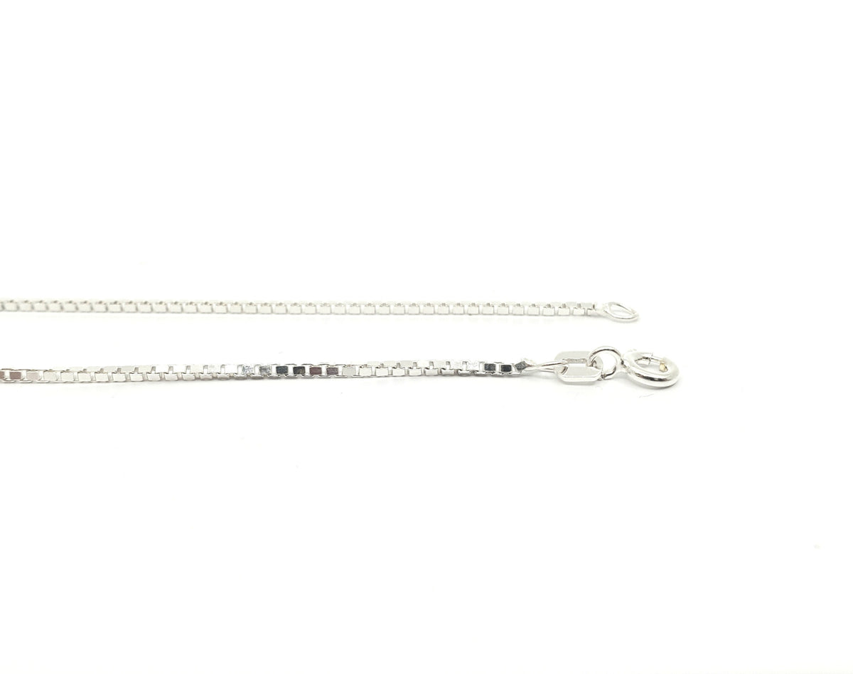 925 Sterling Silver 10mm Thick Box Chain - 20 Inches