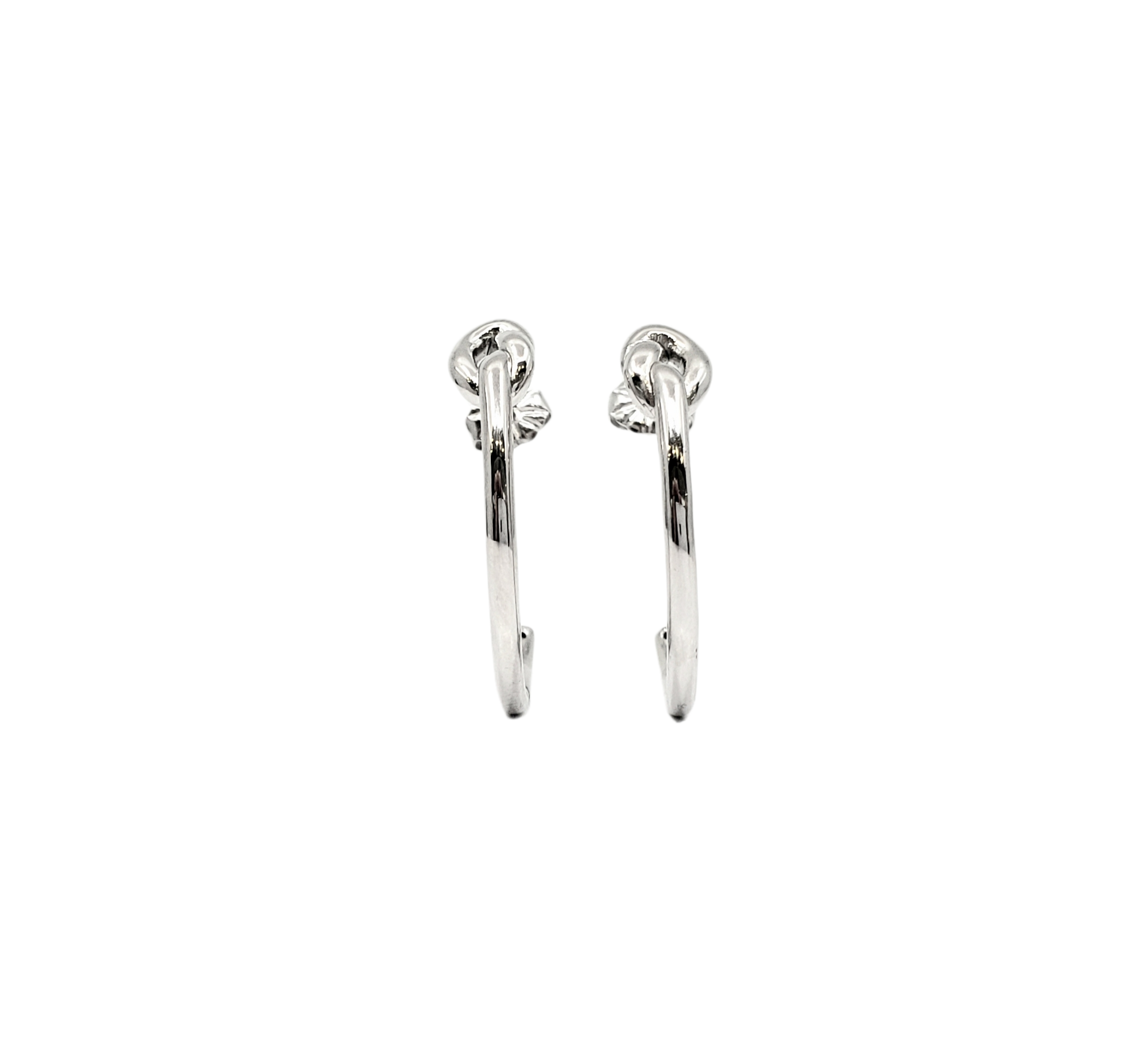 Sterling Silver Hoop Earrings 27mm