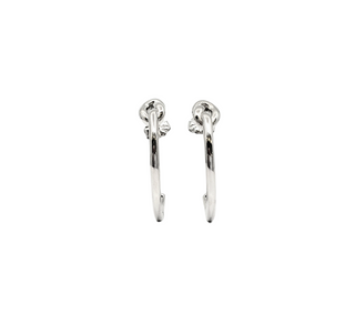 Pendientes Aro Plata Ley 27mm