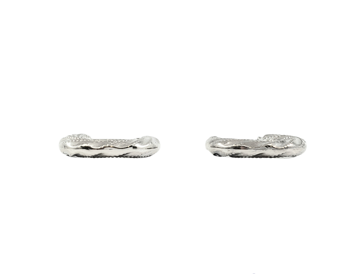 Sterling Silver Hoop Earrings 17mm