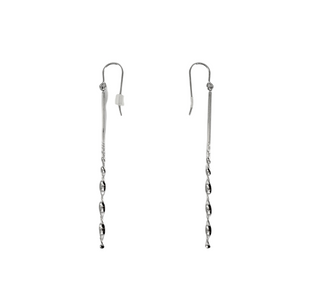 Pendientes de Plata de Ley 63mm
