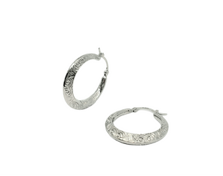 Pendientes Aro Plata Ley 23mm