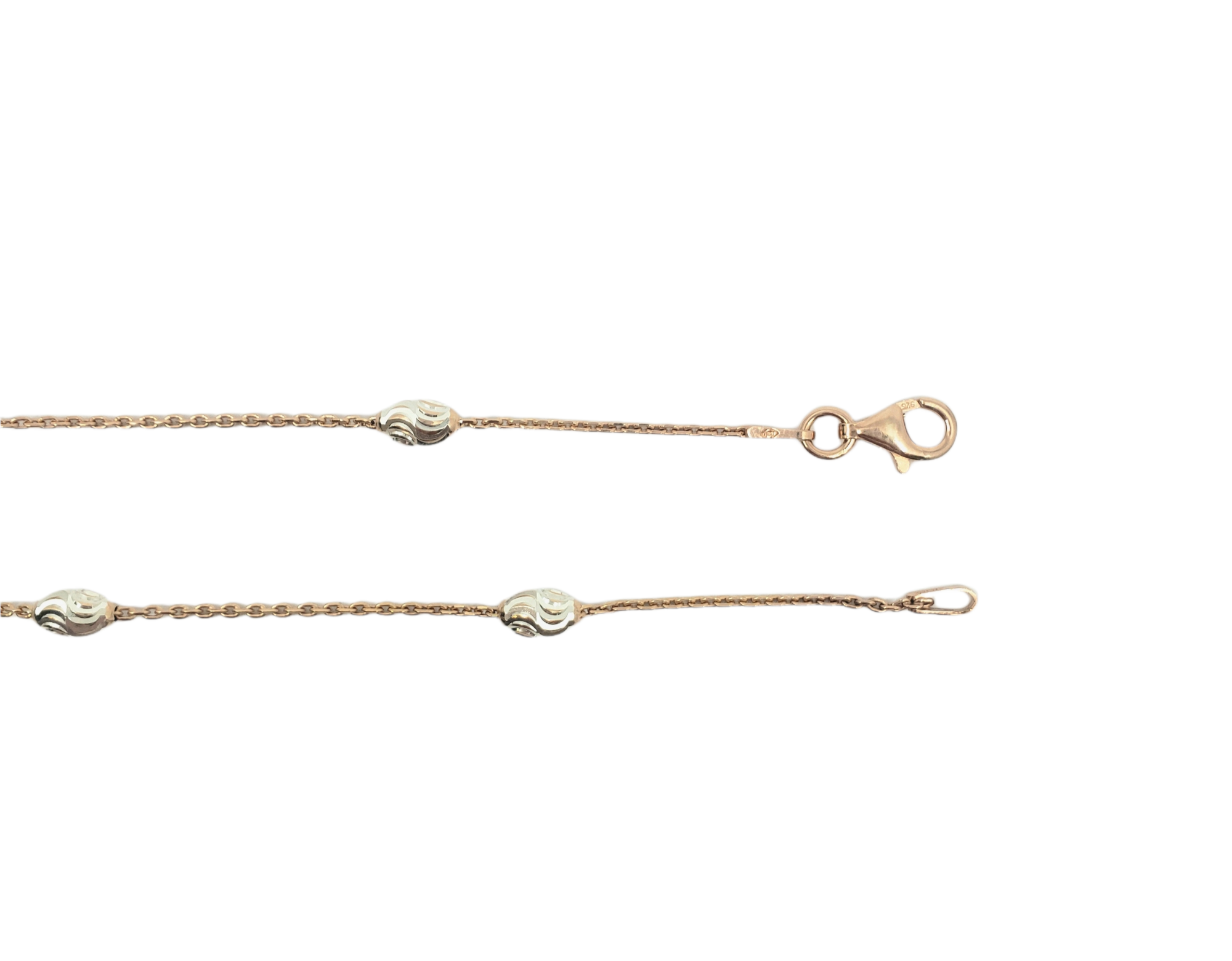 Gold rose gold and silver bracelet discount