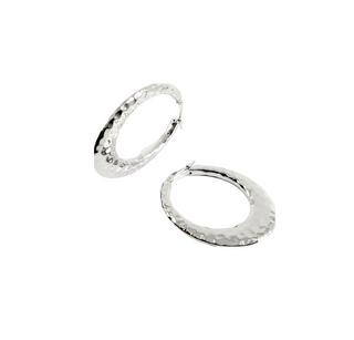 Pendientes Aro Plata Ley 34mm