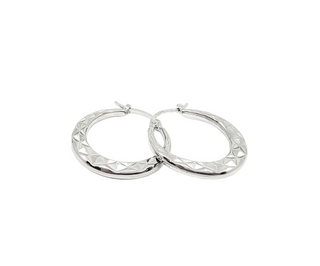 Pendientes Aro Plata Ley 27mm