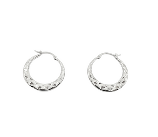 Pendientes Aro Plata Ley 27mm