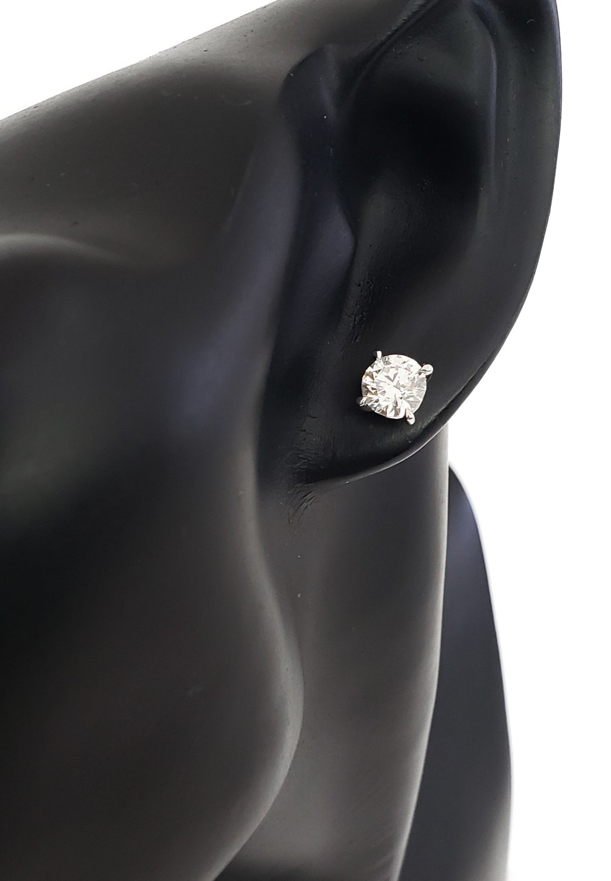 14K White Gold 2.03cttw Lab Grown Diamond Stud Earrings