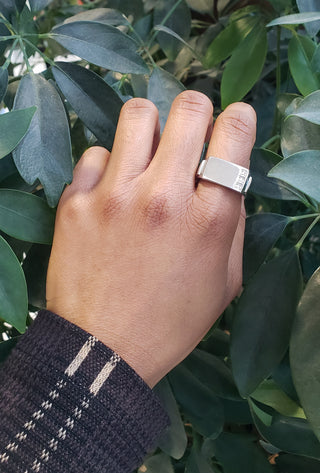 Silver 925 High Polish Cubic Zirconia Engravable Ring