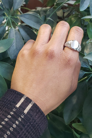 Silver 925 High Polish Engravable Ring