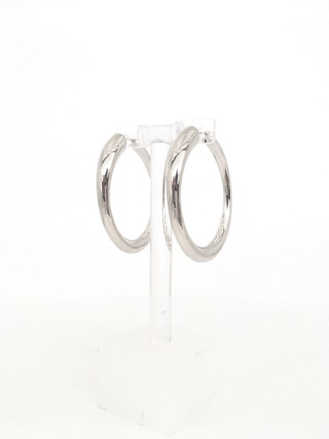 Sterling Silver Hoop Earrings 43mm