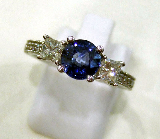 Tanzanite and Diamond Ring