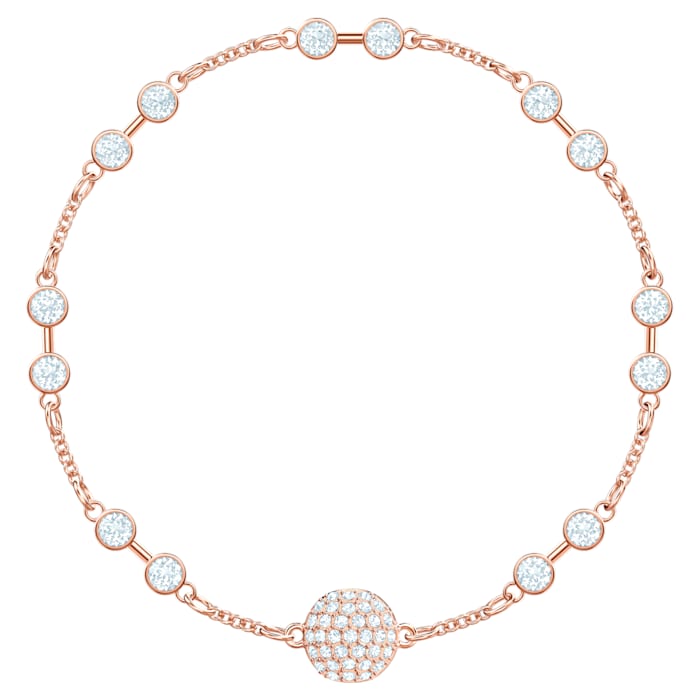 Swarovski Remix Collection Carrier, White, Rose-gold tone plated 5451032- Core