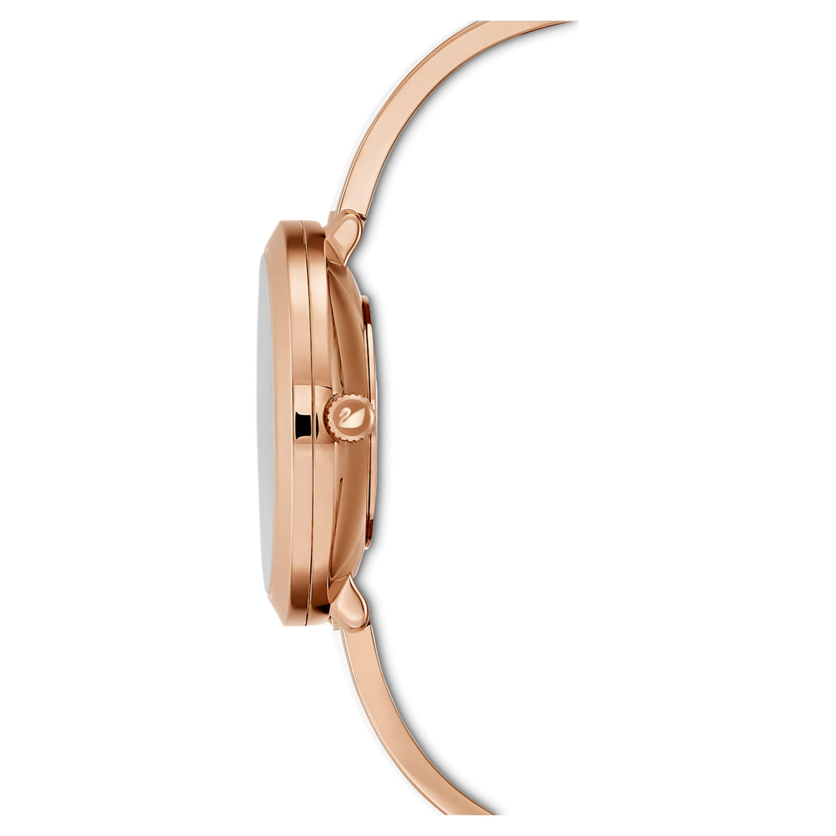 Reloj Swarovski Crystalline Delight Brazalete de metal, blanco, PVD en tono oro rosa 5580541 - Core 