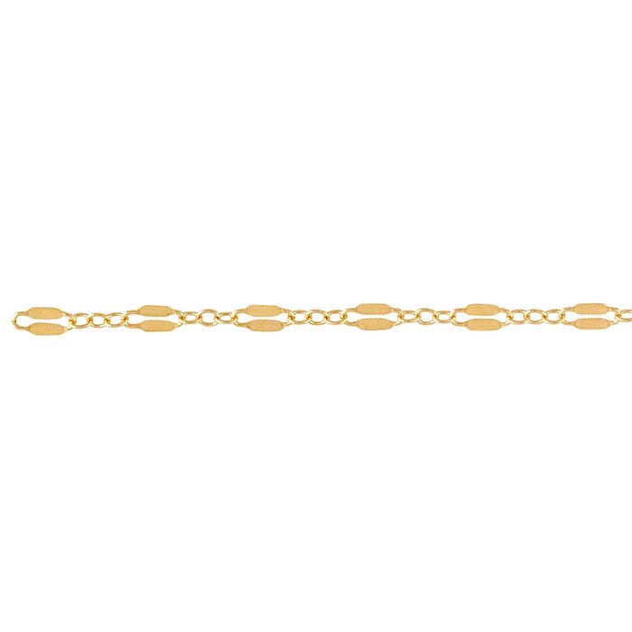 Cadena Bryce, cadena amarilla llena de oro 14/20 por pulgada - pulsera / collar / tobillera joyería permanente