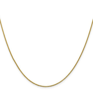 14K Gold 1.6mm Diamond Cut Open Franco Chain