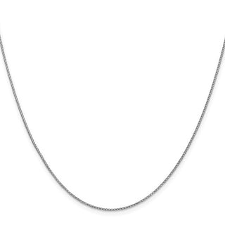 14K Gold 1mm Diamond Cut Open Franco Chain