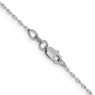 14K Gold 1mm D/C Open Long Link Cable Chain