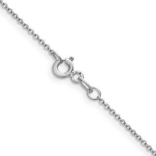 Cadena Rolo de oro de 14 quilates de 1,05 mm con talla de diamante 