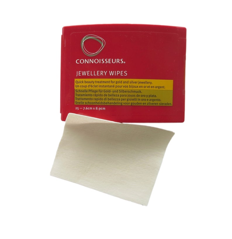 Connoisseurs Jewellery Wipes - Gold and Silver
